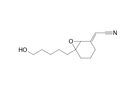 (2E)-2-[6-(5-hydroxypentyl)-7-oxabicyclo[4.1.0]heptan-2-ylidene]acetonitrile