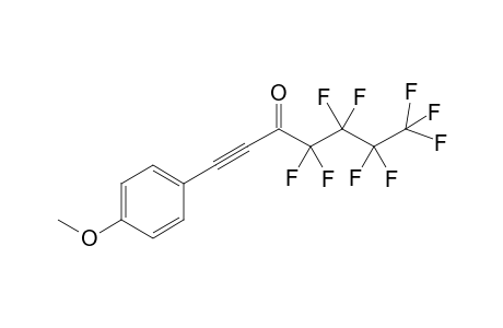 (4-Methoxyphenyl)acetylenyl n-Perfluorobutyl Ketone