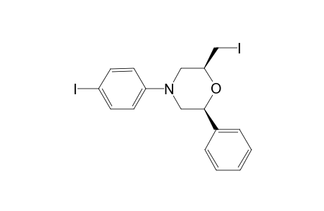 (2S,6S)-2-Iodomethyl-4-(p-iodophenyl)-6-phenylmorpholine