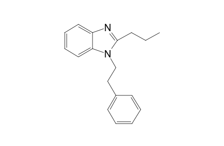 1-(2-Phenylethyl)-2-propyl-1H-benzimidazole