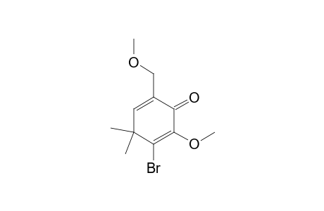 2,5-Cyclohexadien-1-one, 3-bromo-2-methoxy-6-(methoxymethyl)-4,4-dimethyl-