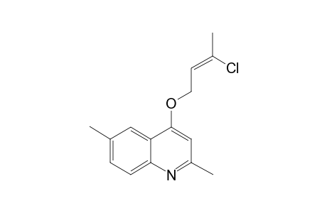 Quinoline, 4-[[3-chloro-2-butenyl]oxy]-2,6-dimethyl-