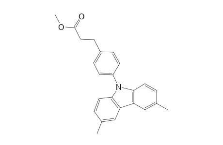 Benzenepropanoic acid, 4-(3,6-dimethyl-9H-carbazol-9-yl)-, methyl ester
