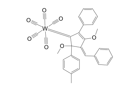 PENTACARBONYL-[3,5-DIMETHOXY-2-PHENYL-4-(PHENYLMETHYLENE)-5-PARA-TOLYL-2-CYCLOPENTENE-1-YLIDENE]-TUNGSTEN