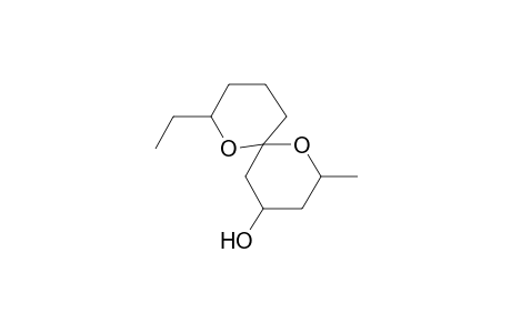 (2RS,4RS,6SR,8SR)-8-Ethyl-2-methyl-1,7-dioxaspiro[5.5]undecan-4-ol