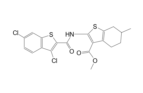 methyl 2-{[(3,6-dichloro-1-benzothien-2-yl)carbonyl]amino}-6-methyl-4,5,6,7-tetrahydro-1-benzothiophene-3-carboxylate