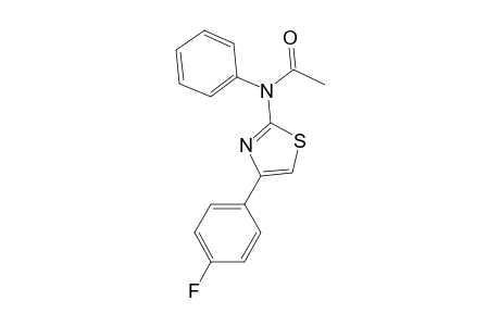 4-(4-Fluorophenyl)-N-phenyl-1,3-thiazol-2-amine, N-acetyl-