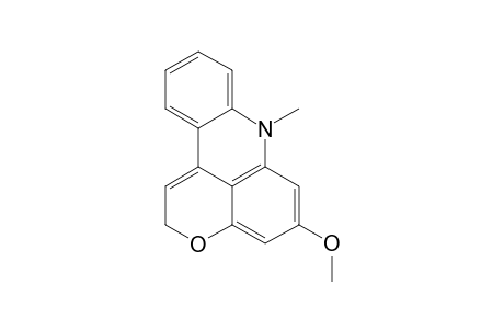 5-METHOXY-7-METHYLPYRANO-[2,3,4-KL]-ACRIDINE