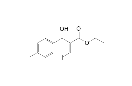 (E)-ethyl 2-(hydroxy(p-tolyl)methyl)-3-iodoacrylate