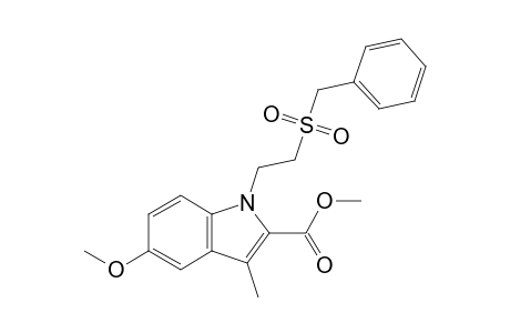 Methyl 1-(2-benzylsulfonylethyl)-5-methoxy-3-methylindole-2-carboxylate