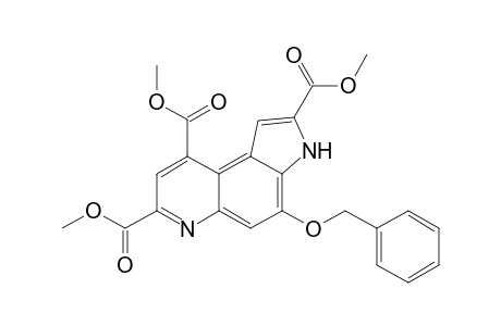 Trimethyl 4-benzyloxy-3H-pyrrolo[3,2-f]quinoline-2,7,9-tricarboxylate