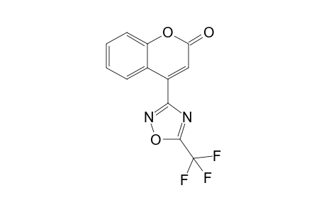 5-Trifluoromethyl-3-(2-oxo-2H-[1]benzopyran-4-yl)-1,2-4-oxadiazole