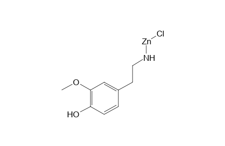 CHLORO[(4-HYDROXY-3-METHOXYPHENETHYL)AMINO]ZINC