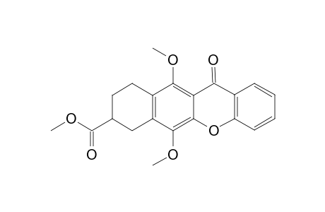 9-Carbomethoxy-6,11-dimethoxy-5-oxoxantho[3,2-g]tetralin
