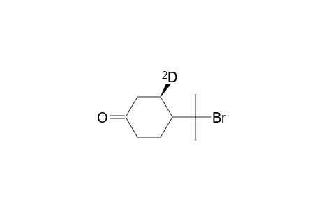 (3R)-3-Deuterio-4-(2-bromoprop-2-yl)cyclohexanone