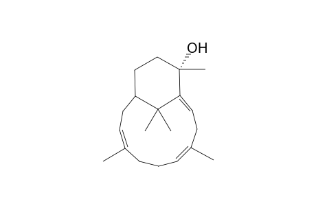 (S) 4,8,14,15,15-Pentamethylbicyclo[9.3.1.]pentadeca-1,4,8-trien-14-ol