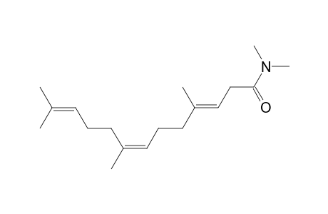 (E,Z)-4,8,12-Trimethyl-3,7,11-tridecatrienoic acid N,N-dimethylamide