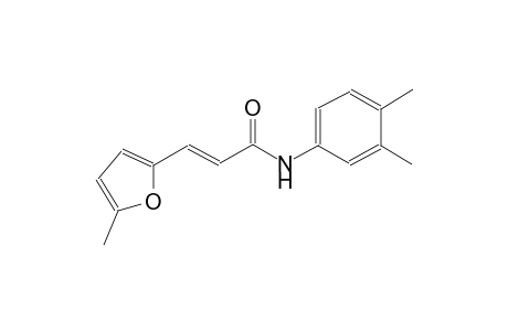 (2E)-N-(3,4-dimethylphenyl)-3-(5-methyl-2-furyl)-2-propenamide