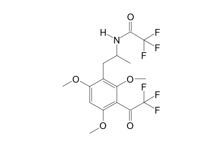 2,4,6-Trimethoxyamphetamine 2TFA