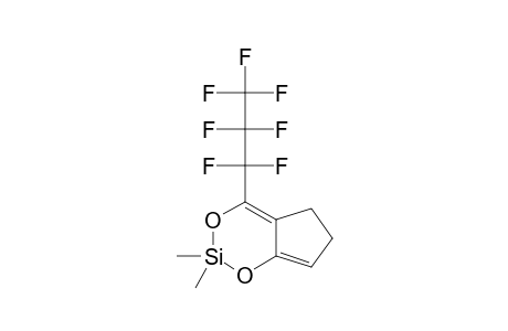 7-PERFLUOROPROPYL-1,2-DIHYDRO-5,5-DIMETHYL-4,6-DIOXA-5-SILAINDENE