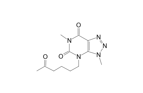 4-Hexan-5-on-3,6-dimethyl-2,6-dioxo-4,5,6,7-tetrahydro-1,2,3-triazolo[4,5-D]pyrimidine