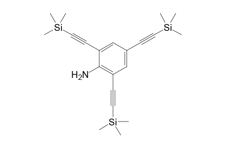 2,4,6-Tris((trimethylsilyl)ethynyl)benzenamine