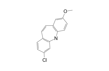 2-Methoxy-7-chloro-5H-dibenz(B,F)azepine