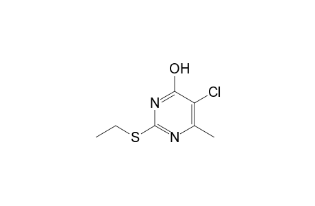 5-Chloro-6-methyl-2-ethylthio-4-pyrimidinol