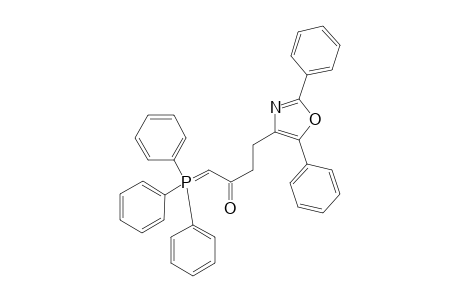 4-(2,5-diphenyl-4-oxazolyl)-1-triphenylphosphoranylidene-2-butanone