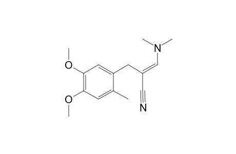 3,4-Dimethoxy-6-(N,N-dimethoxy-2'-cyanoprop-2'-en-1'-yl)toluene