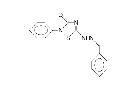 2-Phenyl-5-benzylidenehydrazino-1,2,4-thiadiazolin-3-one