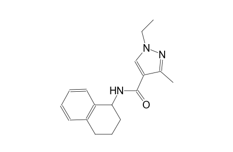 1-ethyl-3-methyl-N-(1,2,3,4-tetrahydro-1-naphthalenyl)-1H-pyrazole-4-carboxamide