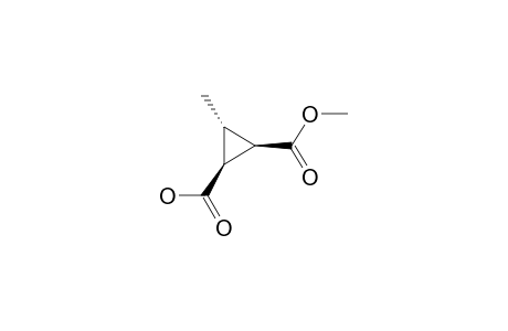 (1S,2R,3R)-2-(METHOXYCARBONYL)-3-METHYLCYCLOPROPANE-1-CARBOXYLIC-ACID