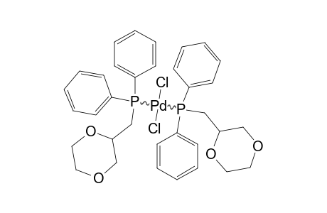 TRANS-DICHLORO-BIS-[(1,4-DIOXAN-2-YL-METHYL)-DIPHENYLPHOSPHANE]-PALLADIUM-(2);ISOMER-#1