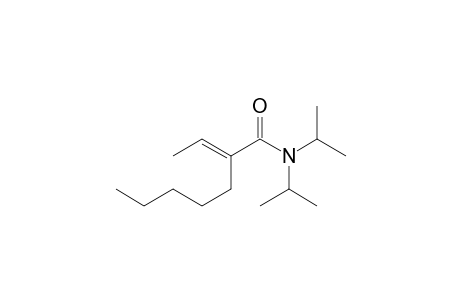 Heptanamide, 2-ethylidene-N,N-bis(1-methylethyl)-, (E)-