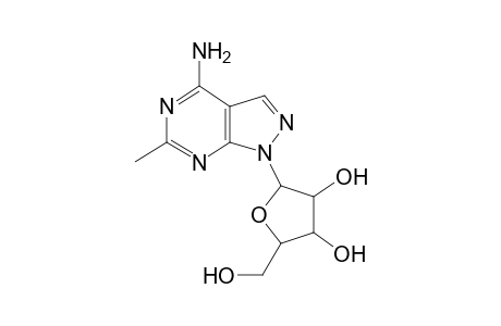 4-Amino-6-methyl-1-.beta.-d-ribofuranosylpyrazolo[3,4-d]pyrimidine