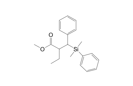 Methyl (2RS,3SR)-3-Dimethyl(phenyl)silyl-2-ethyl-3-phenylpropanoate