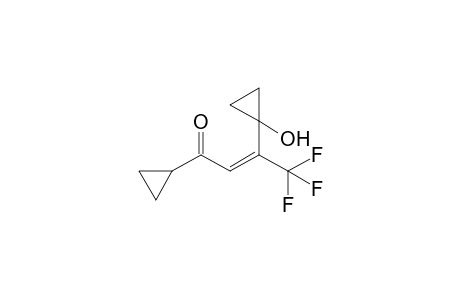 (E)-1-Cyclopropyl-4,4,4-trifluoro-3-(1-hydroxycyclopropyl)-2-buten-1-one