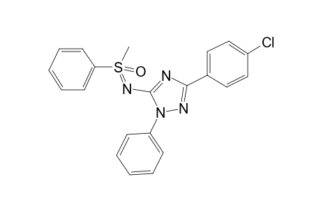 [3-(4-Chlorophenyl)-1-phenyl-1H-1,2,4-triazol-5-yl]imino}(methyl)(phenyl)-.lambda.6-sulfanone