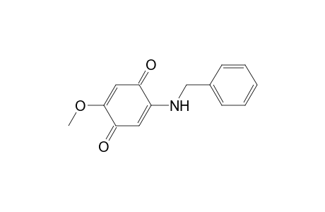 2-Methoxy-5-[(phenylmethyl)amino]cyclohexa-2,5-diene-1,4-dione