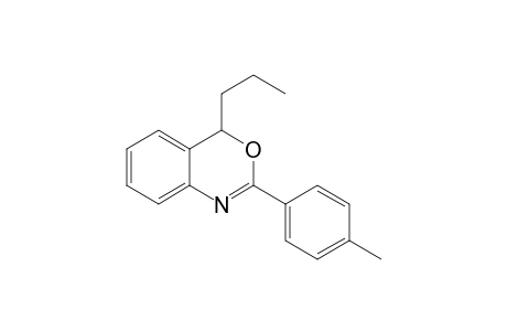 2-(4-Methylphenyl)-4-propyl-4H-3,1-benzoxazine