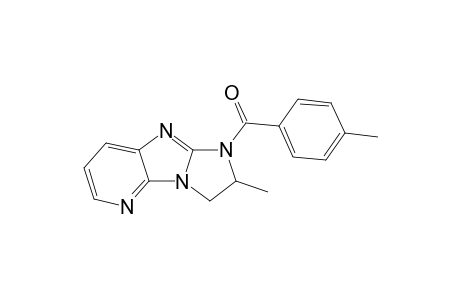 1-(p-Methylbenzoyl)-2-methyl-2,3-dihydro-1H-imidazo[2',3' : 2,3]imidazo[4,5-b]pyridine