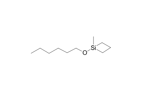 1-Methyl-1-N-hexyloxy-1-silacyclobutane