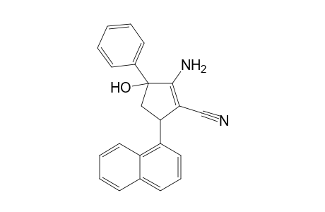 2-Amino-3-cyano-4-(1'-naphthyl)-1-phenyl-2-cyclopenten-1-ol