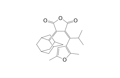 (E)-2-[1-(2,5-Dimethyl-3-furyl)-2-methylpropylidene]-3-(2-adamantylidene)succinic anhydride