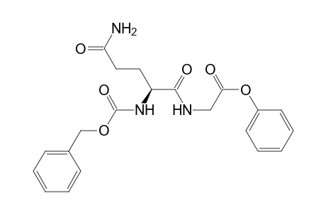 Glycine, N-[N2-[(phenylmethoxy)carbonyl]-L-glutaminyl]-, phenyl ester