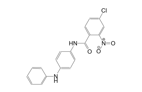 N-(4-anilinophenyl)-4-chloro-2-nitrobenzamide