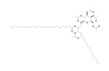 (4E)-N-DOCOSANYL-1-O-BETA-D-GALACTOPYRANOSYL-4-HEXADECA-SPHINGANINE-PENTAACETATE