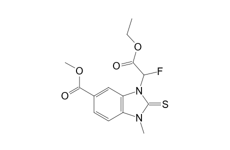 Methyl 3-(2-ethoxy-1-fluoro-2-oxoethyl)-1-methyl-2-thioxo-2,3-dihydro-1H-benzo[d]imidazole-5-carboxylate