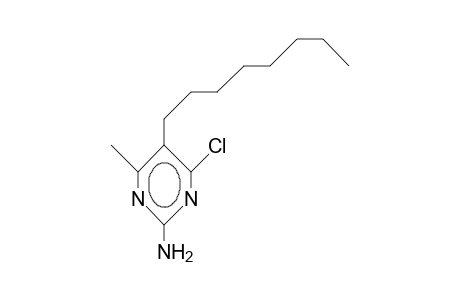 4-Chloro-6-methyl-5-octyl-pyrimidine-2-amine